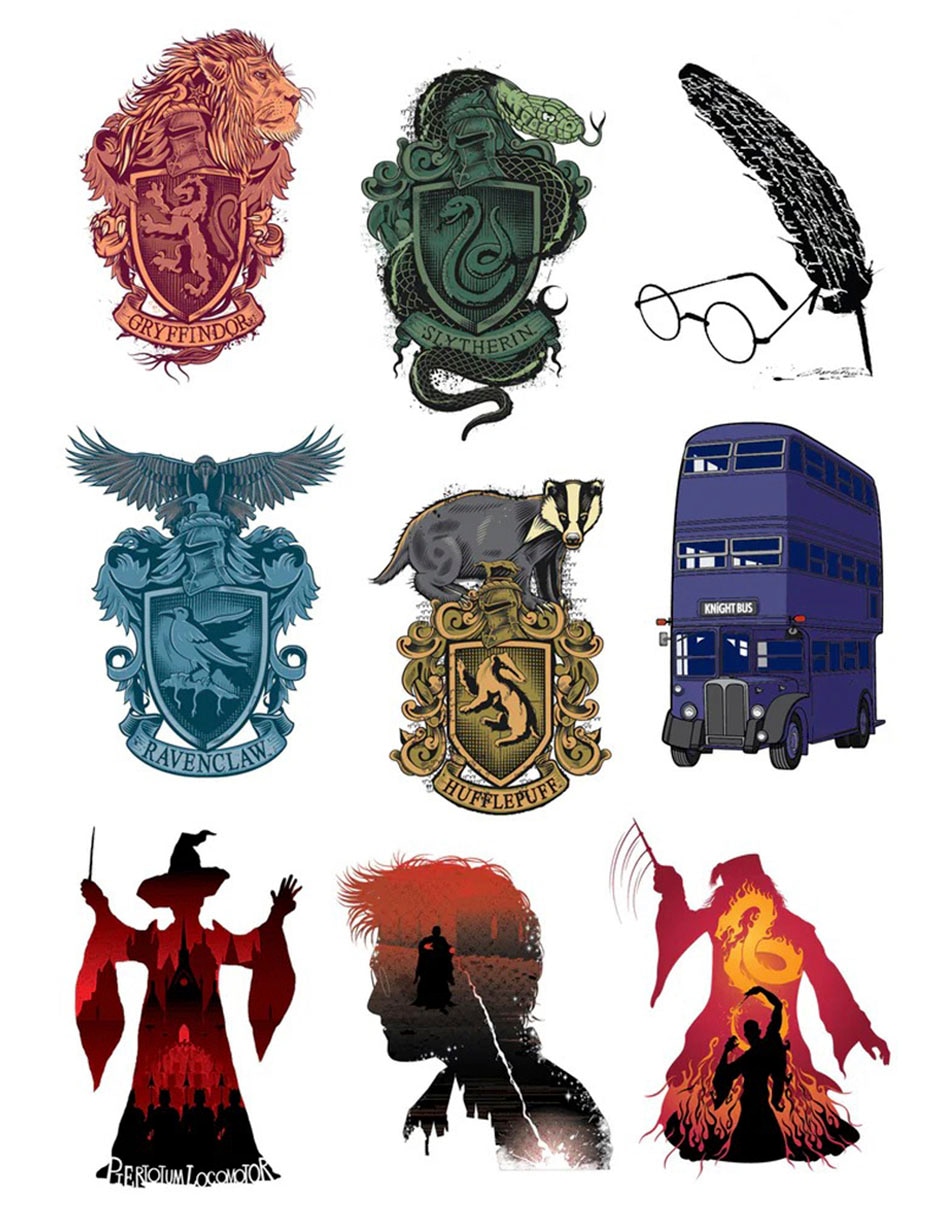 Set de stickers Harry Potter 2