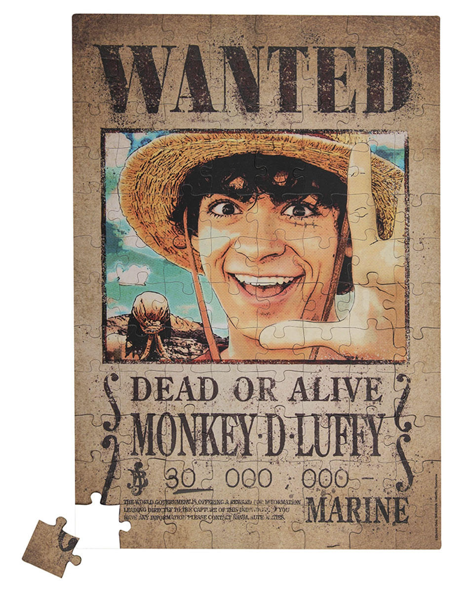 Rompecabezas One Piece Puzzle magnético del cartel de se busca 96 piezas 2