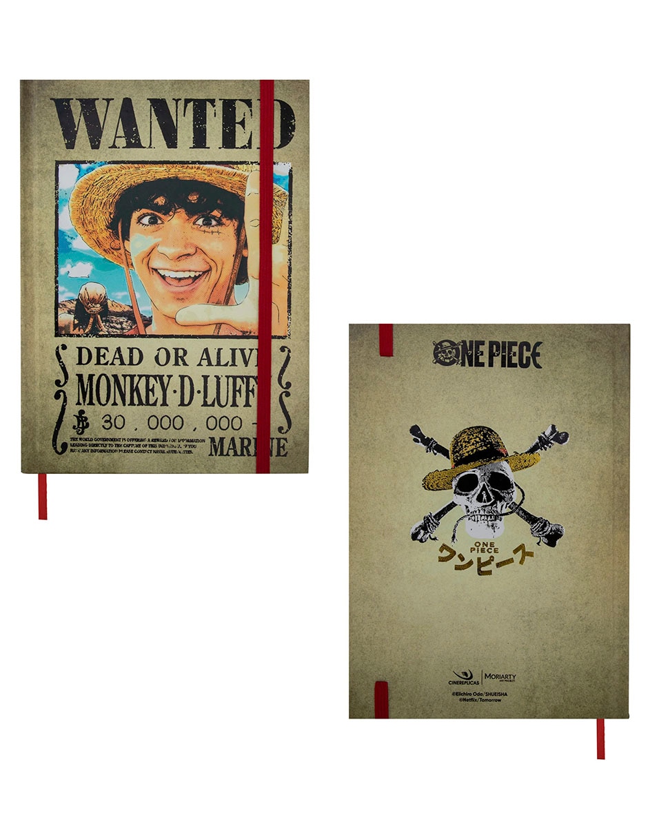 Libreta One Piece a rayas 2