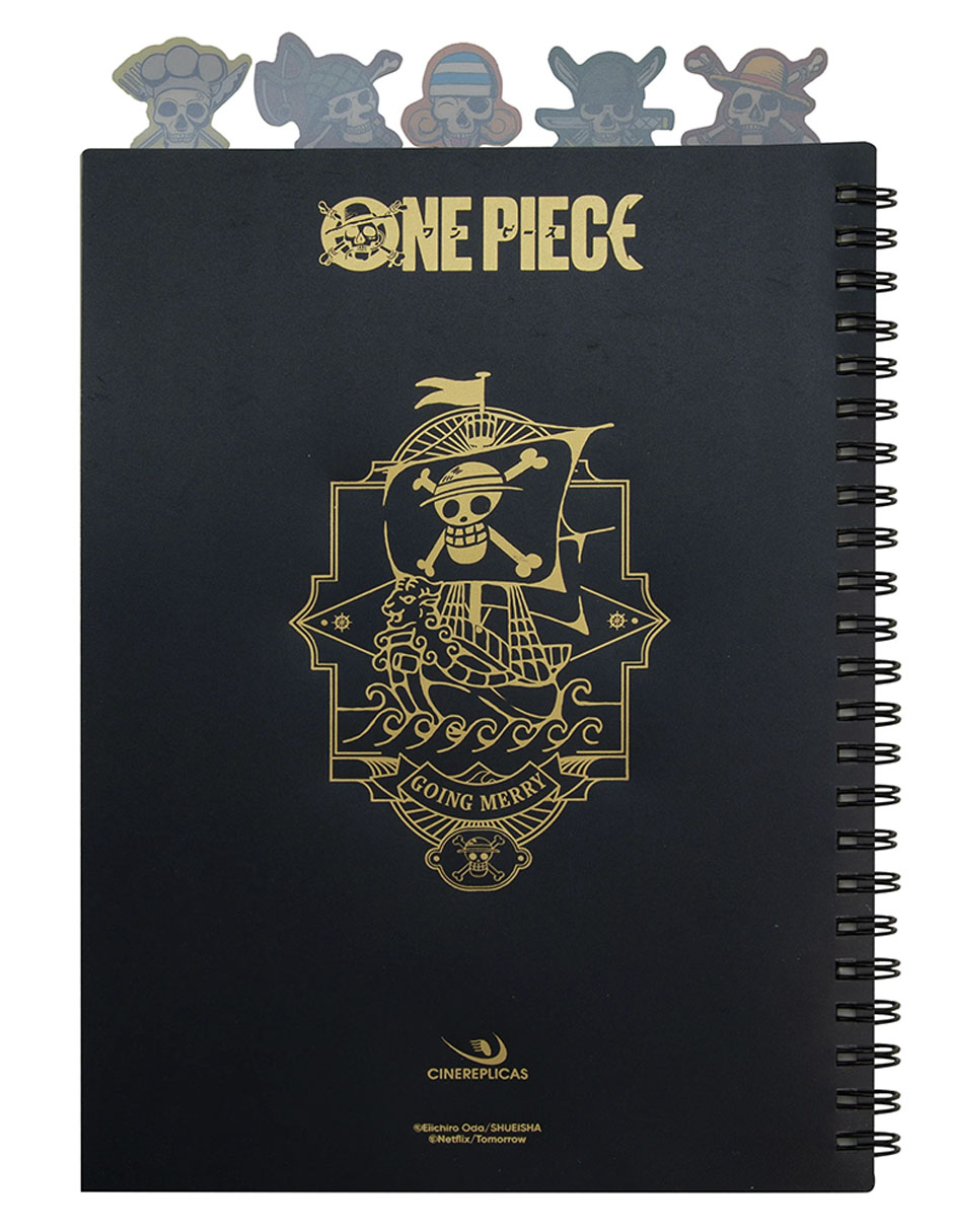 Libreta One Pice a rayas 2