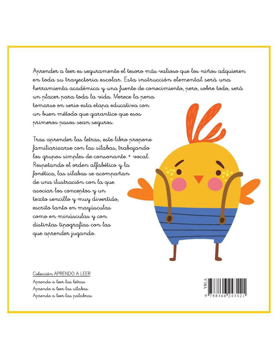 Libro Aprendo A Leer Las Sílabas de Maria Mañeru 3