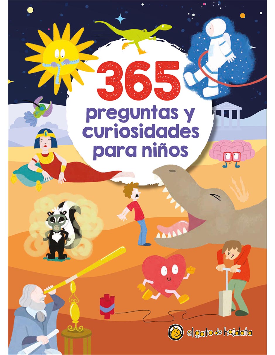 Libro 365 Preguntas Y Curiosidades Para Niños de Editorial Guadal