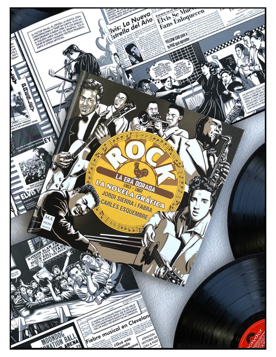 Libro Rock. La Novela Gráfica – La Era Dorada (1953 – 1962) de Carles Esquembre Y Jordi Sierra I Fabra 2