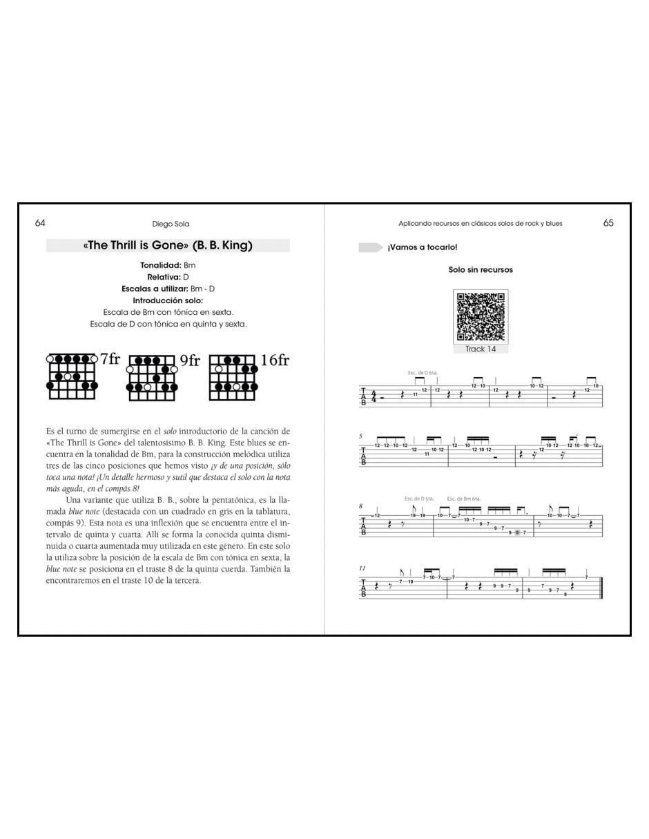 Libro Escalas Pentatónicas Para Guitarra de Diego Sola 2