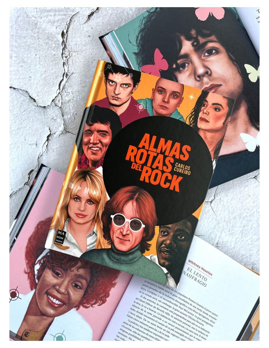Libro Almas Rotas del Rock. Turbulentas y Fascinantes Microhistorias de Carlos Cubeiro 2