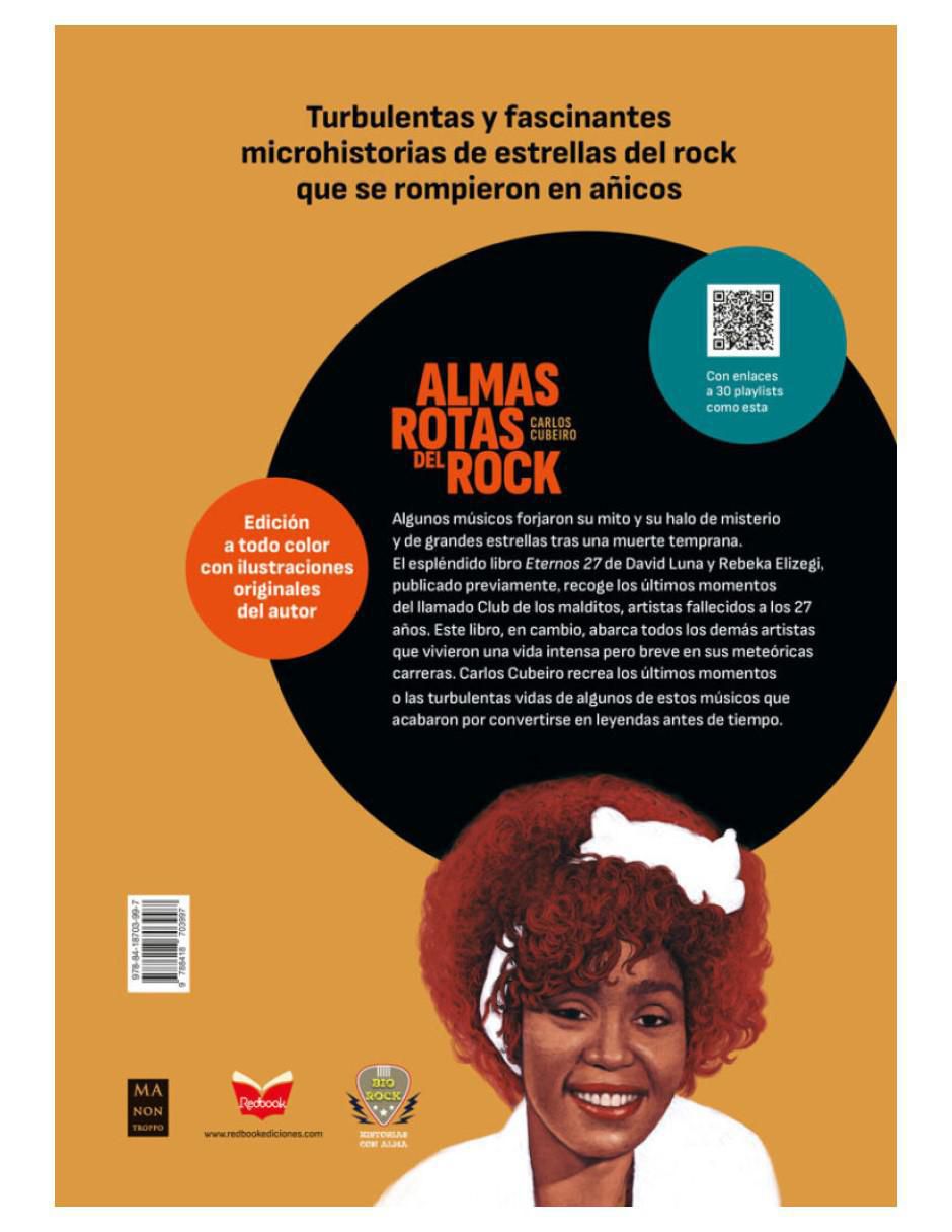 Libro Almas Rotas del Rock. Turbulentas y Fascinantes Microhistorias de Carlos Cubeiro 3