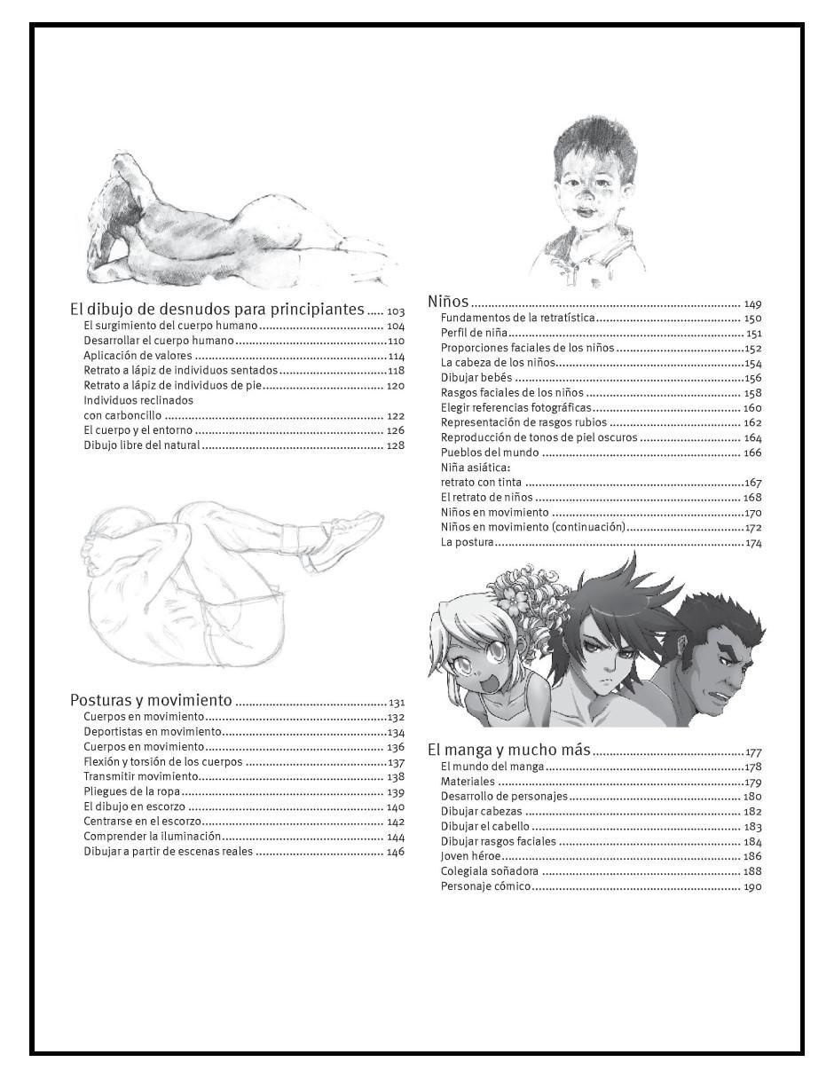 Libro Guía Completa de Dibujo. Anatomía, Modelos, Figuras y Poses de Varios Autores 3