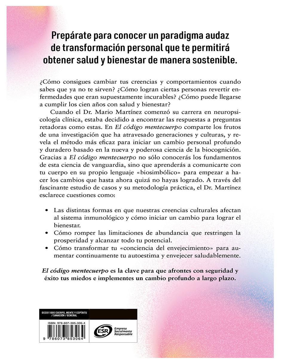Libro El Código Mentecuerpo de Dr. Mario Martínez 3