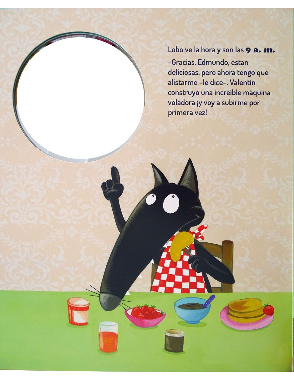 Libro Aprendiendo a leer el reloj con lobo de Orianne Lallemand/Eleonore Thuillier 2