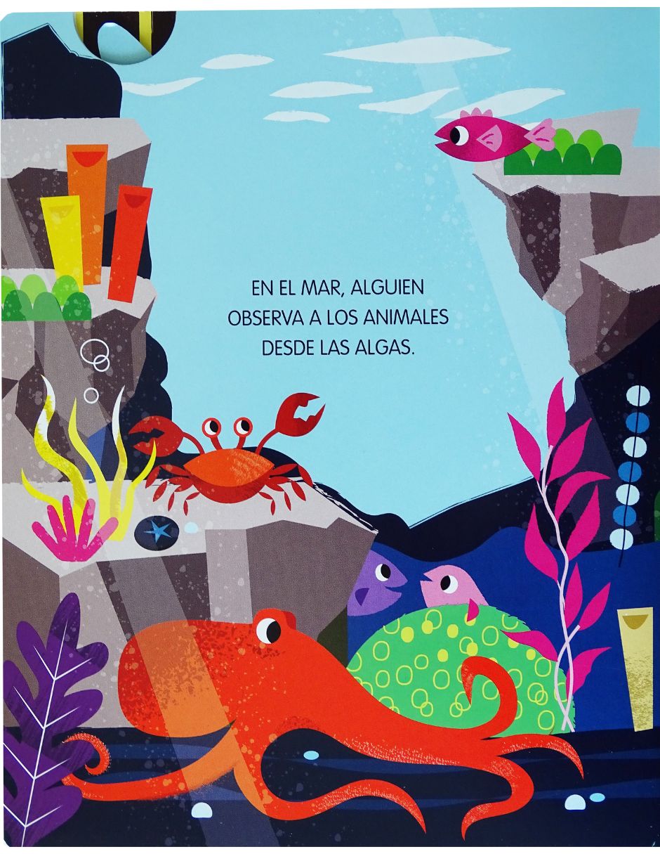 Libro Descubre sonidos divertidos ¿de quién es esta graciosa cola? de Emeline Barrea (Ilustradora) 2