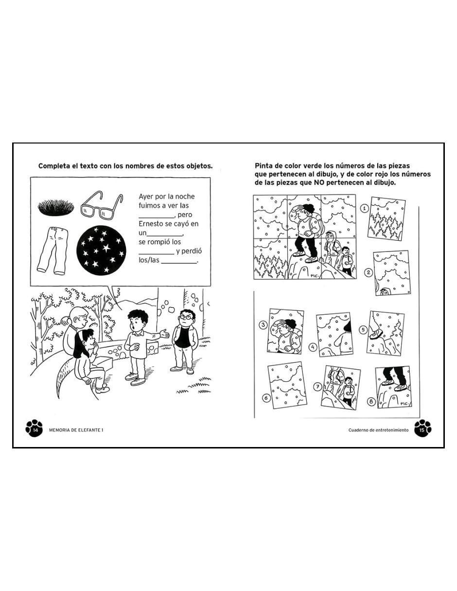 Libro Memoria de Elefante 1to de Primaria de Picanyol 3