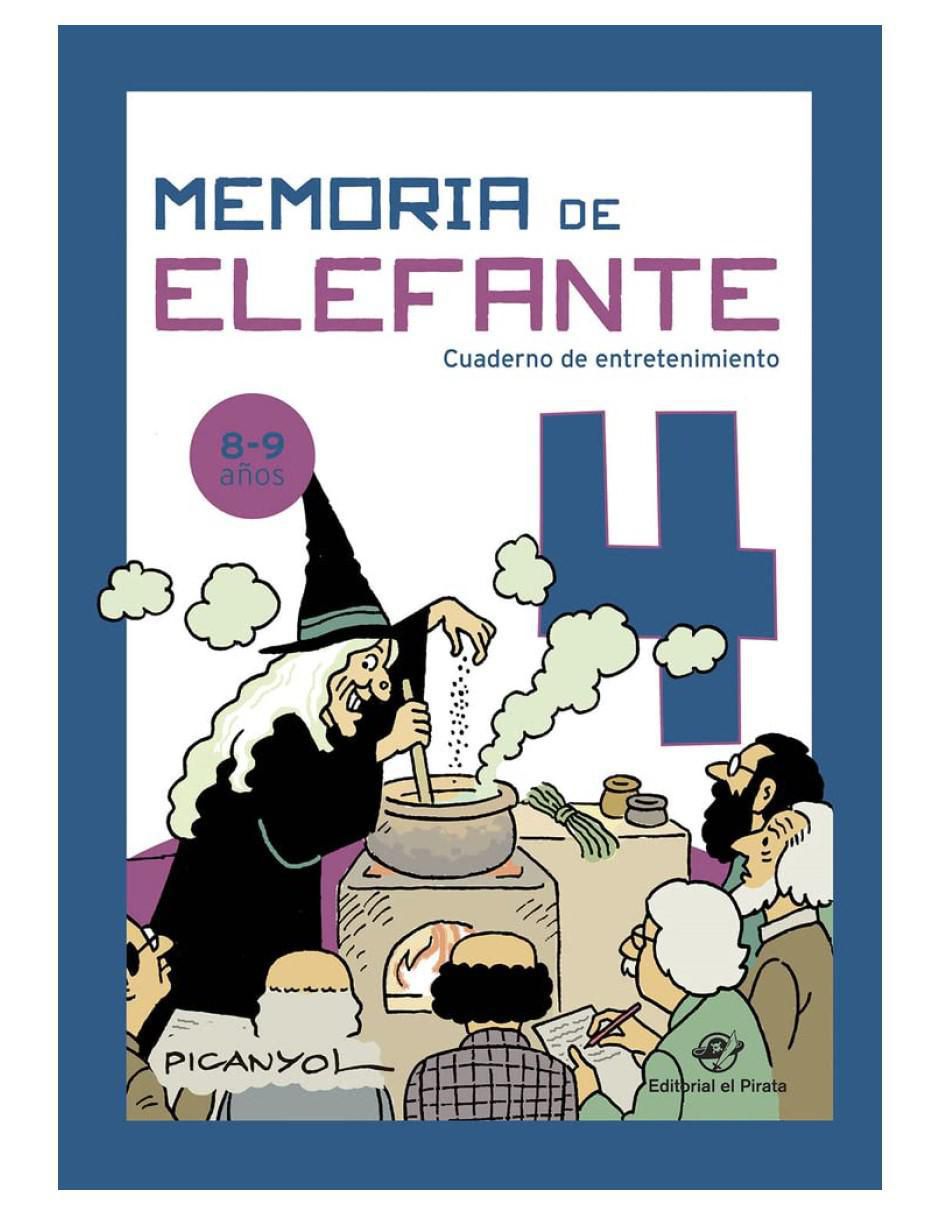 Libro Memoria de Elefante 4to de Primaria de Picanyol