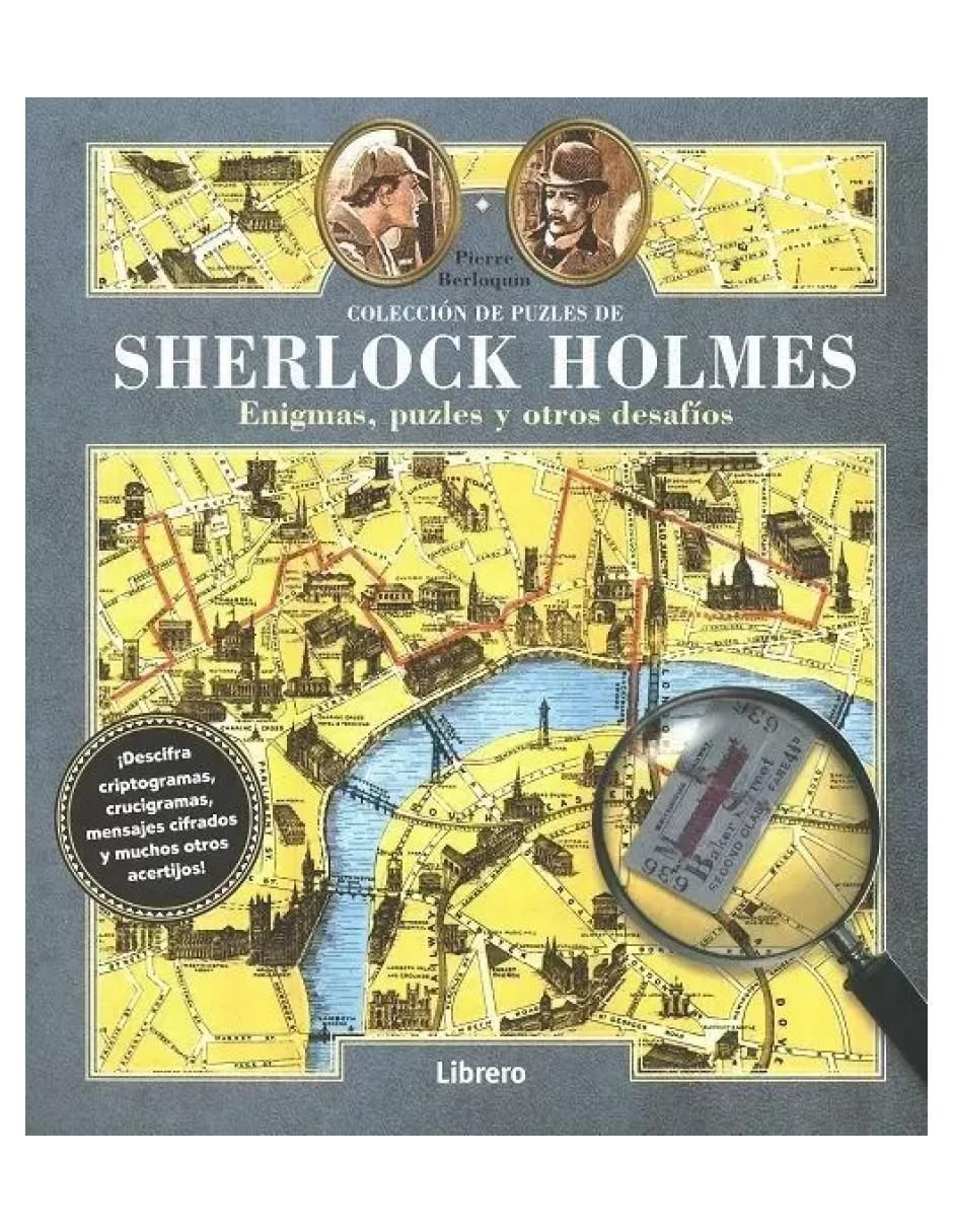 Libro Colección de Puzzles Sherlock Holmes de Pierre Berloquin 2
