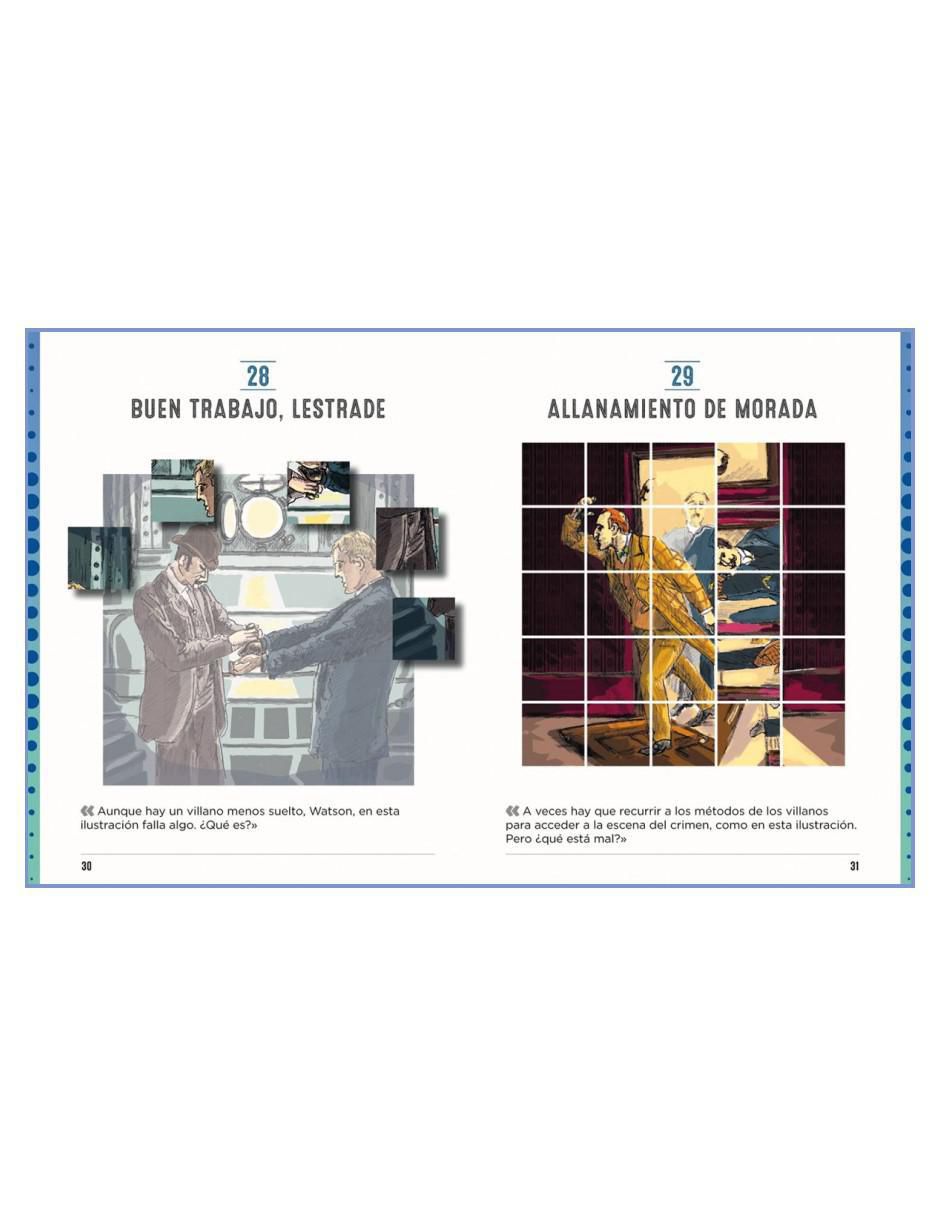 Libro Sherlock Holmes: Enigmas visuales de Pierre Berloquin 2