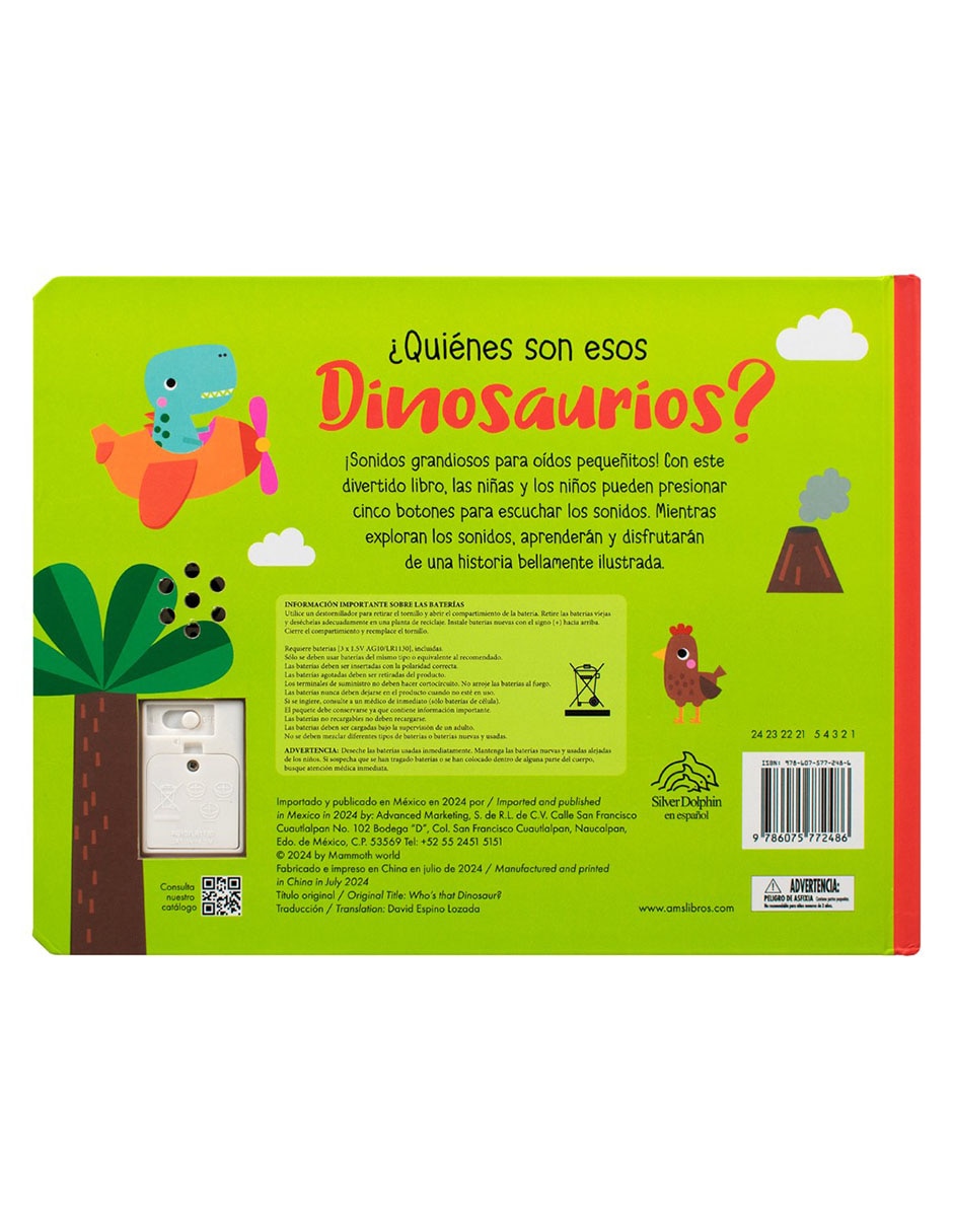 Libro ¿Quienes son esos dinosaurios? de Silver Dolphin 2