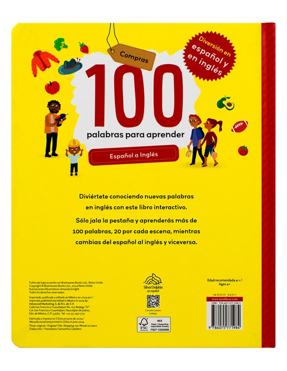 100 Palabras para aprender compras de Silver Dolphin 2