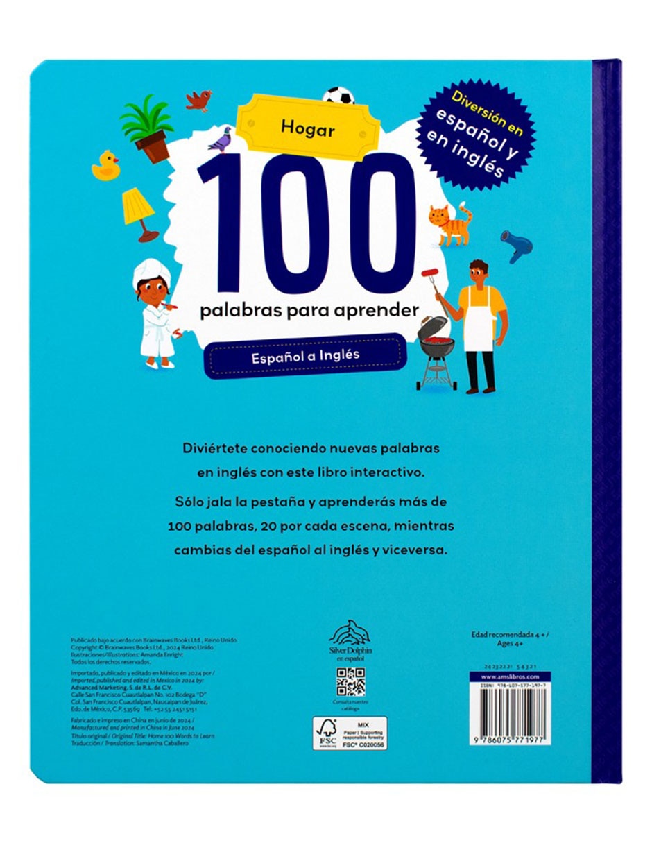 100 palabras para aprender: Hogar de Silver Dolphin 2
