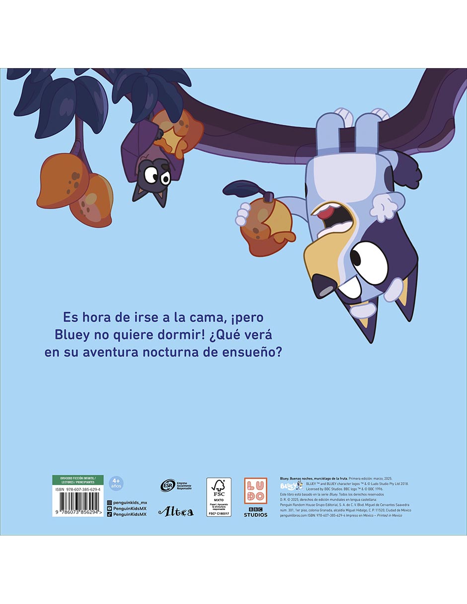 Libro Buenas Noches, Murciélago De La Fruta de Ladybird Books 2
