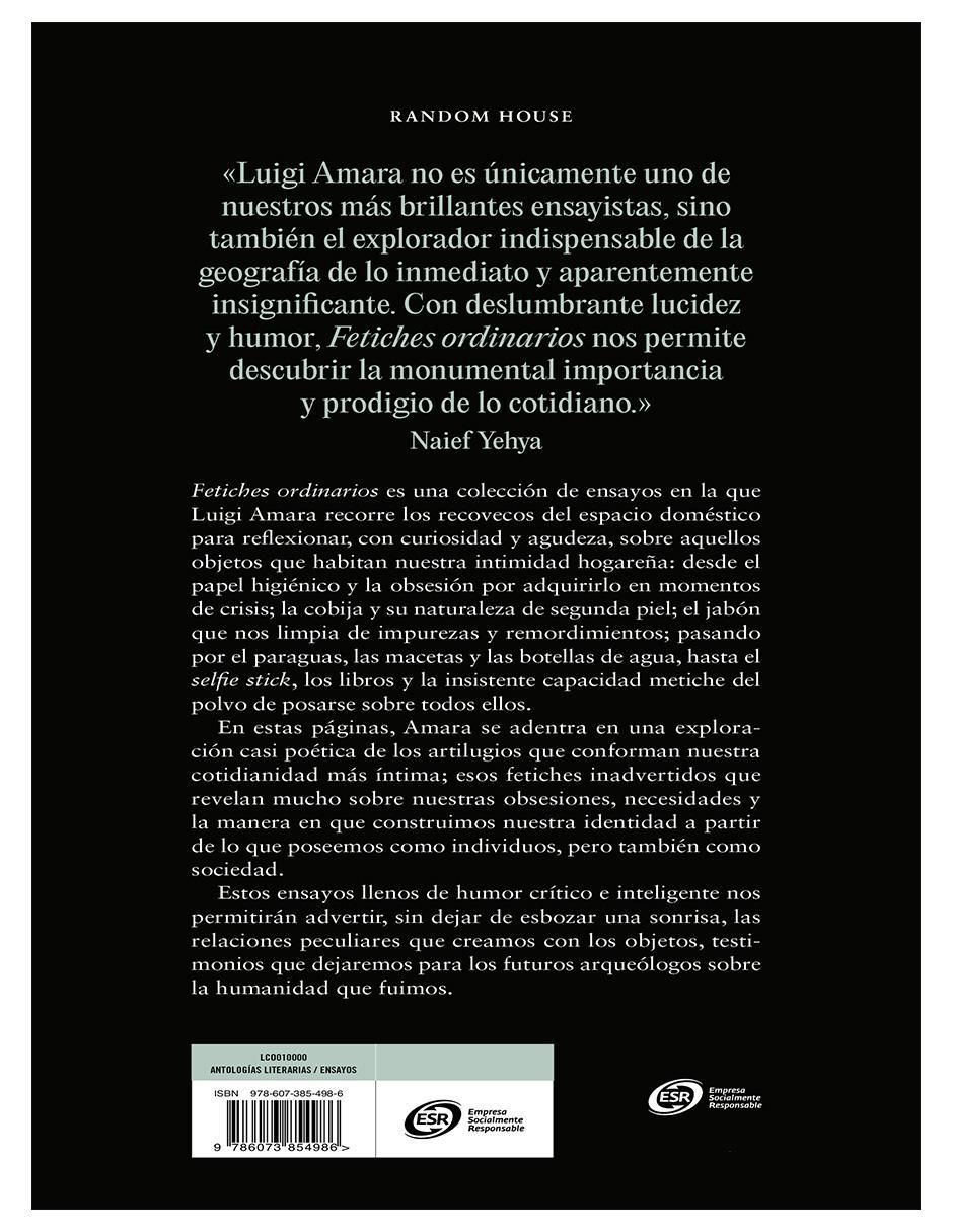 Libro Fetiches ordinarios de Luigi Amara 3