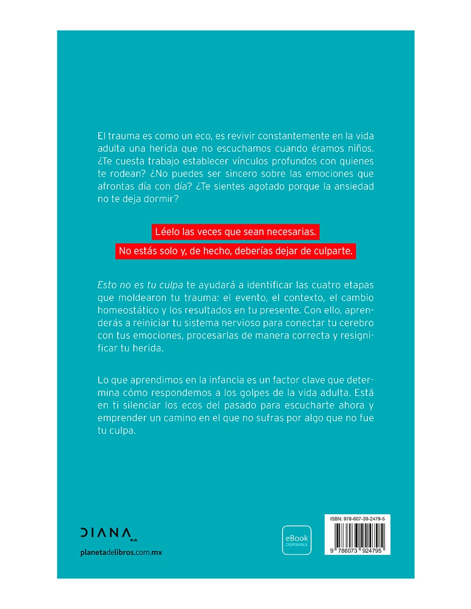 Libro Esto No Es Tu Culpa de Alex Howard 2