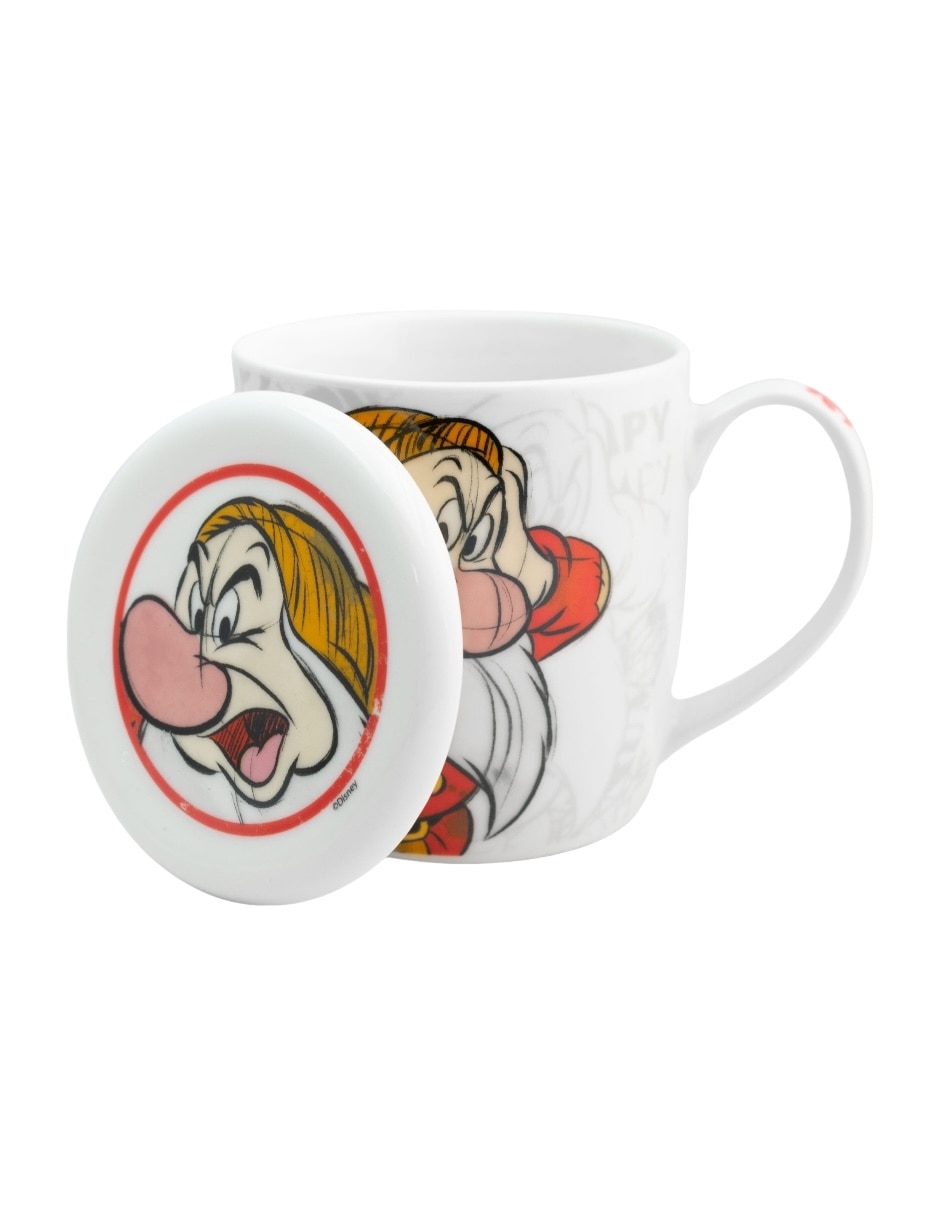 Taza con tapa Blancanieves 4