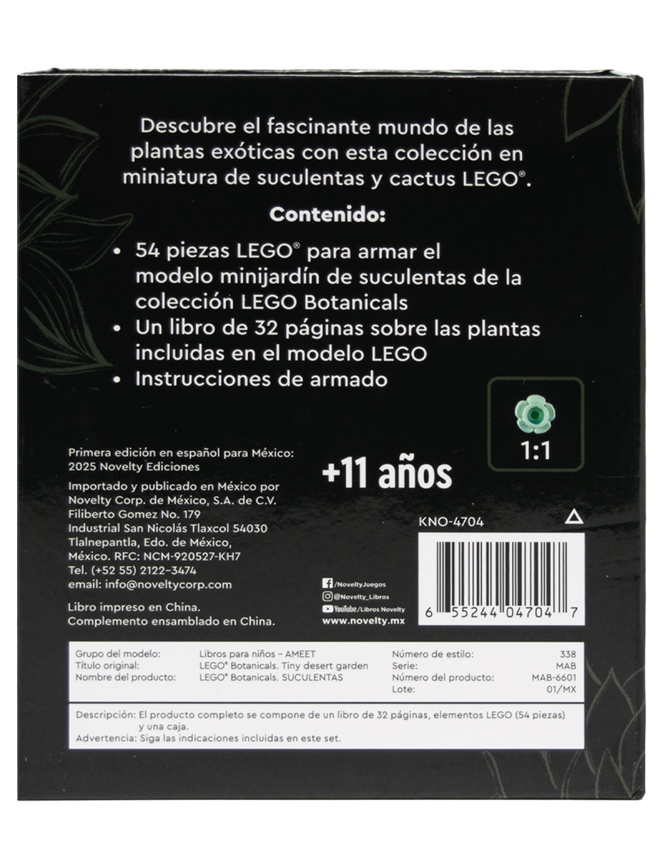 Libro Lego Botanicals Suculentas de Ediciones 2