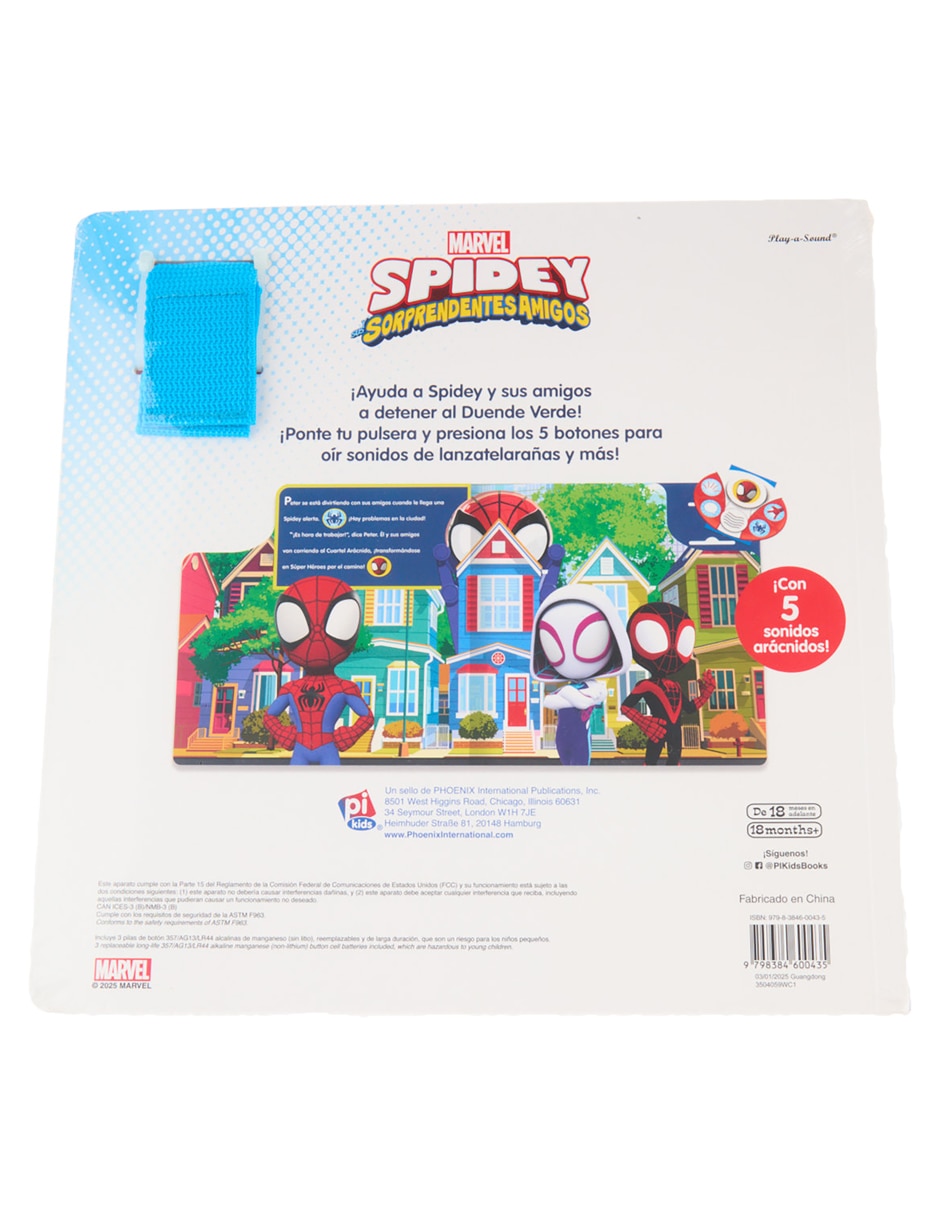 Libro Spidey y sus sorprendentes amigos. ¡Vamos, telarañas! de Disney 3