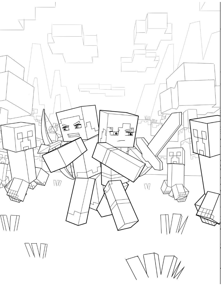 El Libro Oficial Para Colorear De Minecraft Modo Aventura de Vr Editoras 2
