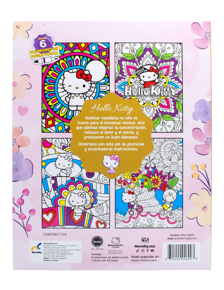 Libro Mandalas Hello Kitty de Ediciones 2