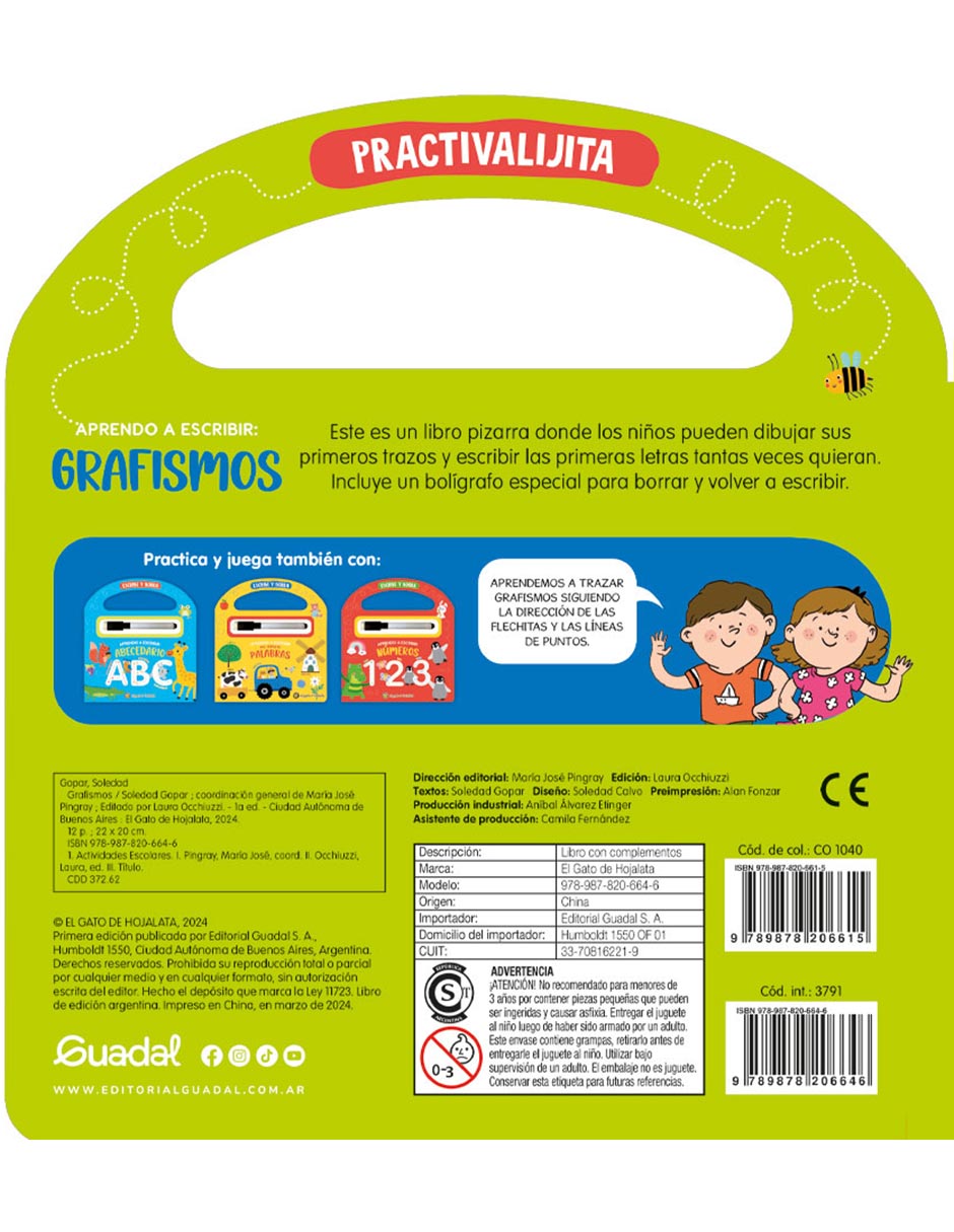 Libro Practivalijitas Grafismos de Editorial Guadal 2