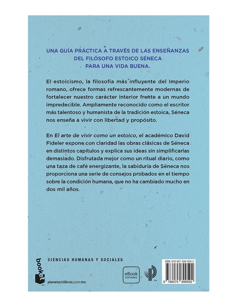 Libro El Arte De Vivir Como Un Estoico de David Fideler 2