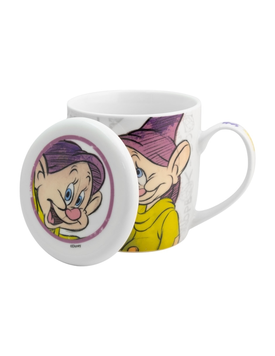 Taza con tapa Blancanieves 2 piezas 5