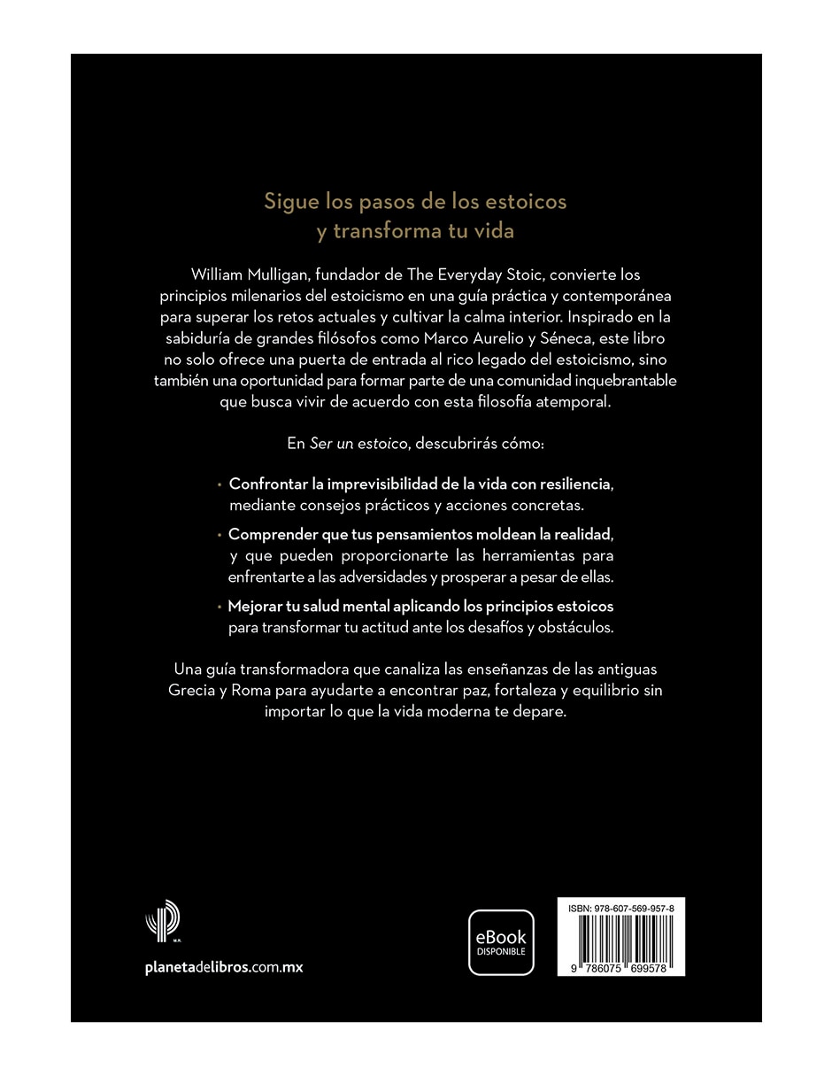 Libro Ser Un Estoico de William Mulligan 2