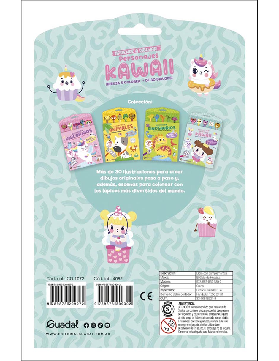 Libro Lápices Y Gomitas: Aprende A Dibujar Personajes Kawaii de 2
