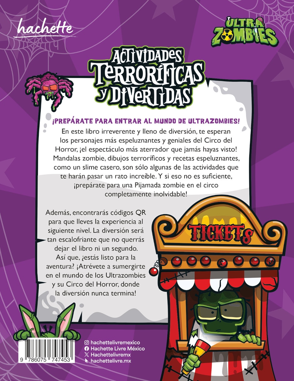 Libro Ultra Zombies Actividades Terroríficas Y Divertidas de Vergara Salgado, Marco Antonio 2