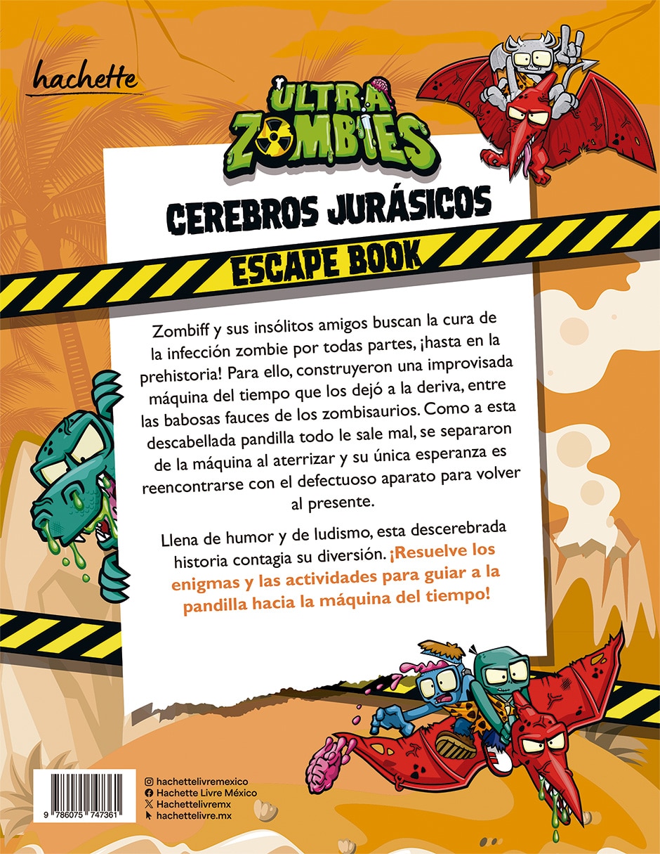 Libro Ultra Zombies Cerebros Jurásicos de González Martínez, Zoe 2