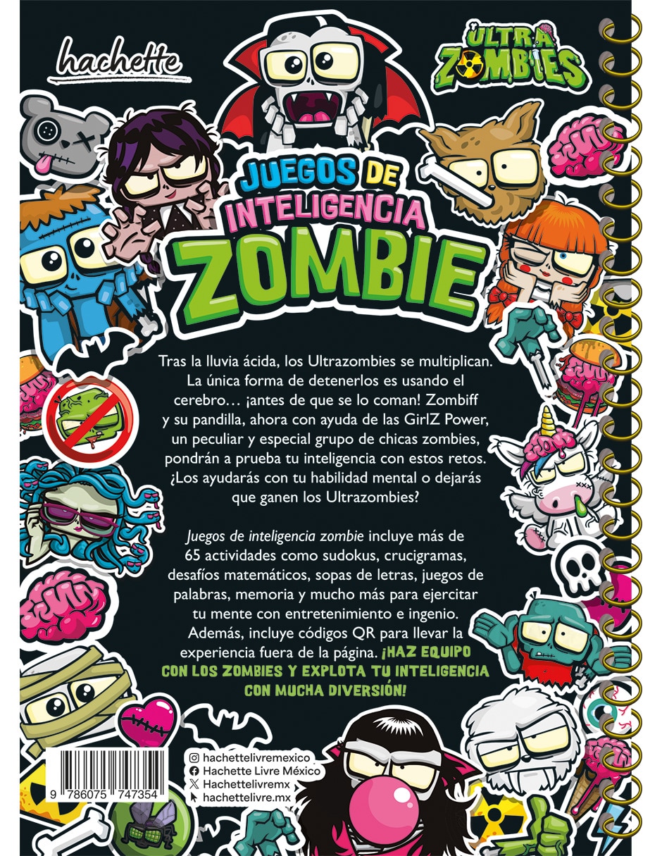 Libro Ultra Zombies Juegos De Inteligencia Zombie de Jimena Martínez Aldama 2