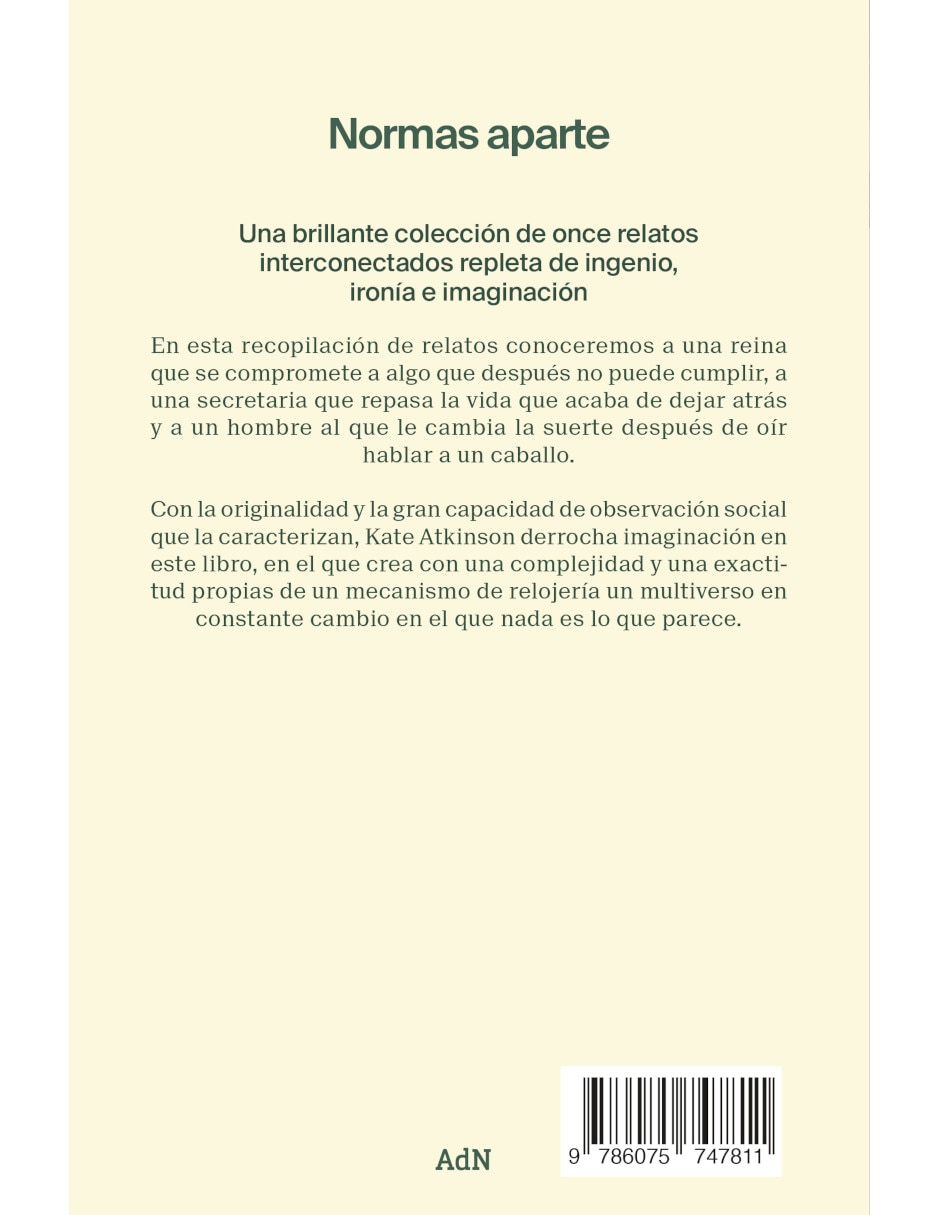 Libro Normas Aparte de Atkinson, Kate 2