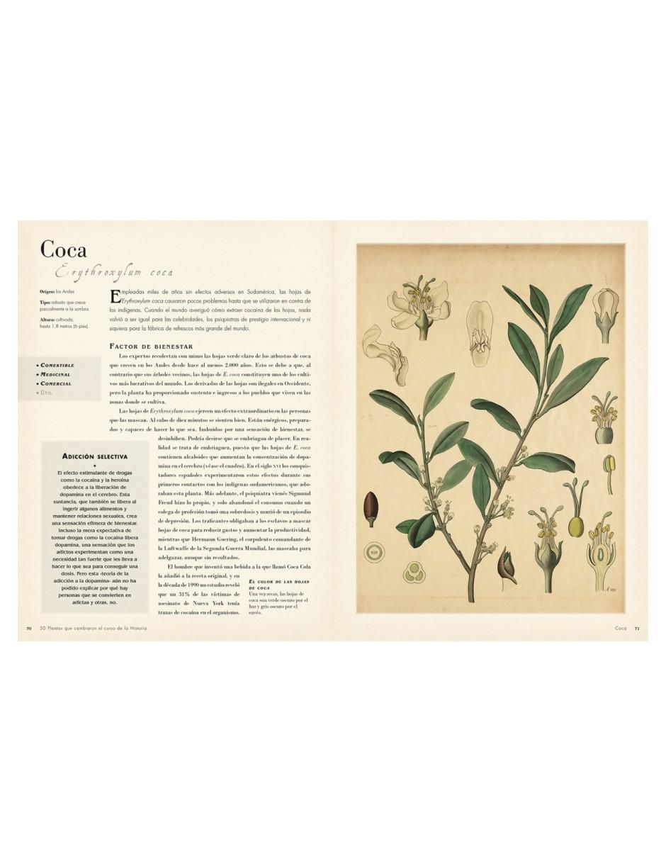 Libro 50 Plantas Que Han Cambiado La Historia de Bill Laws 3