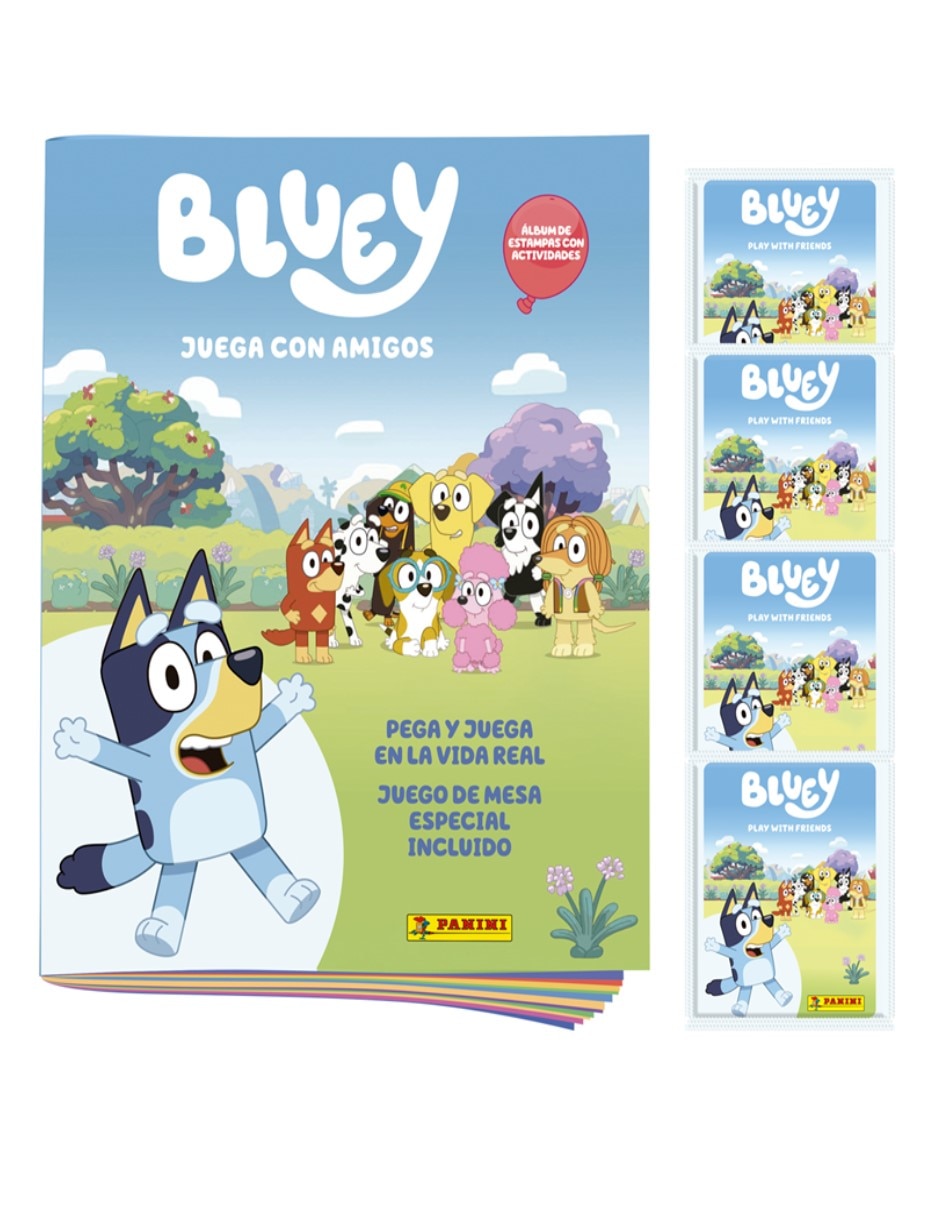 Álbum con estampas de Bluey