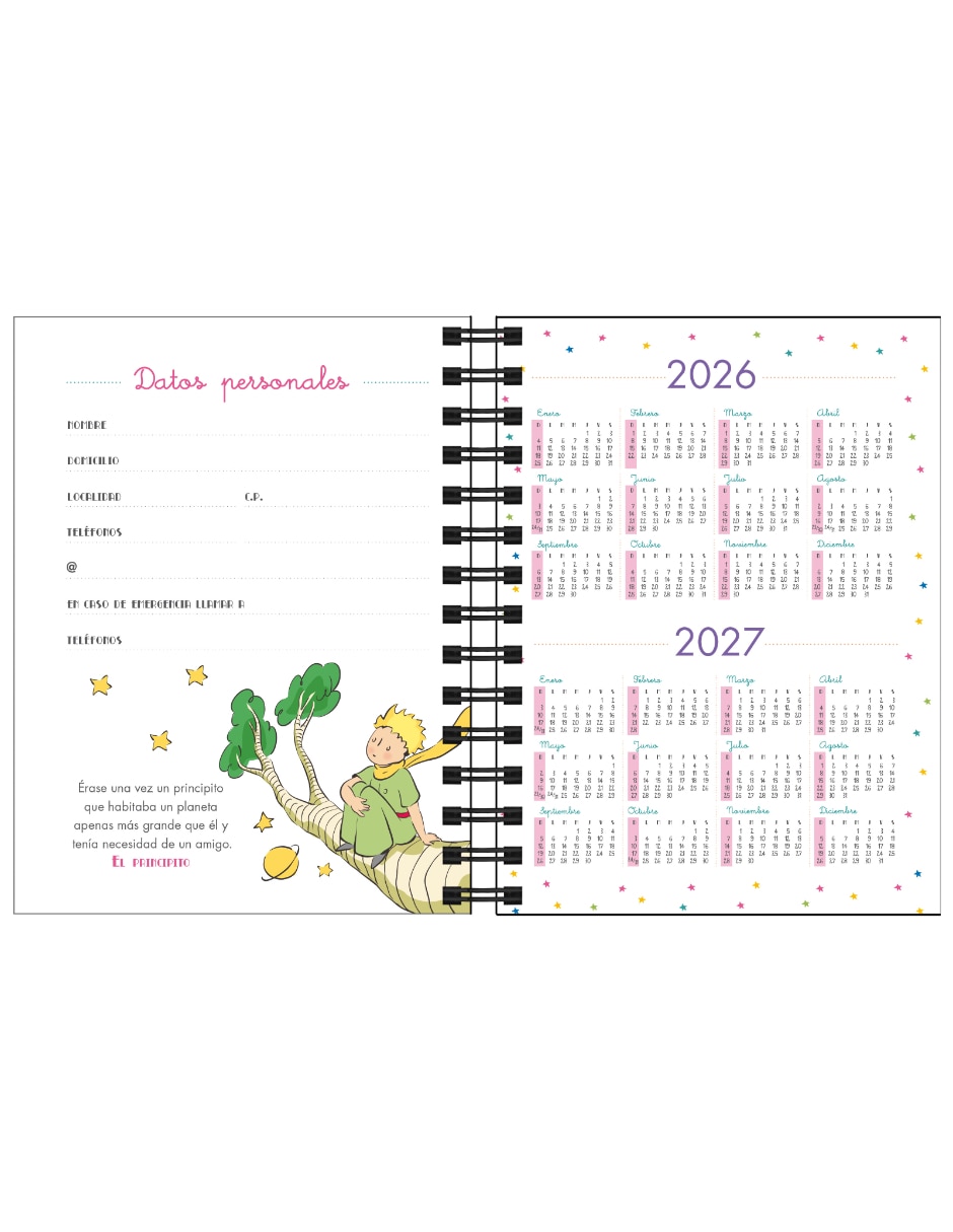 Agenda El Principito 2026 2