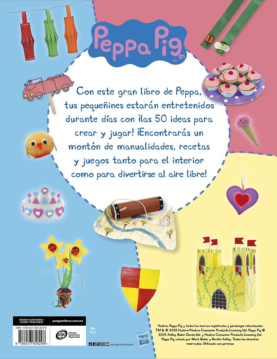 Libro 50 ideas para crear y jugar con Peppa de Eone/Hasbro 2