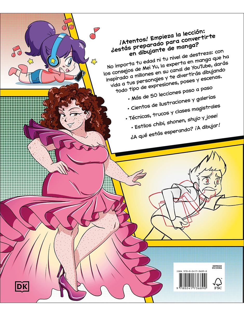 Libro Escuela de Dibujo Manga de Mei Yu