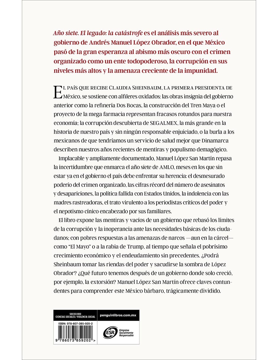 Libro Año siete de Manuel López San Martín 2