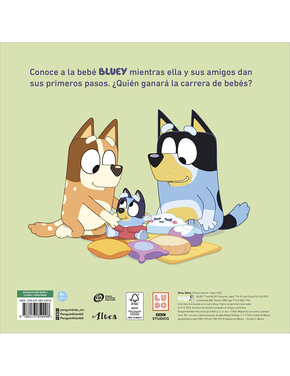Libro Bluey: Bebés de Ladybird Books 2