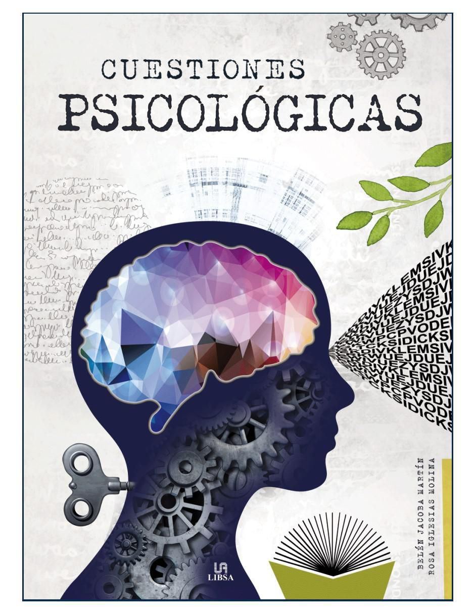 Libro Cuestiones psicológicas de Belén Jacoba Martín