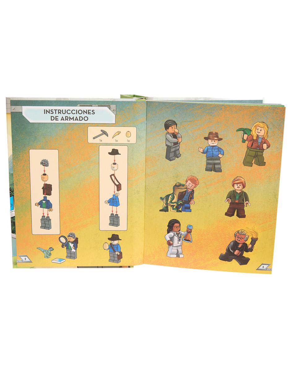 Libro Diviértete en Jurassic World de Lego 2