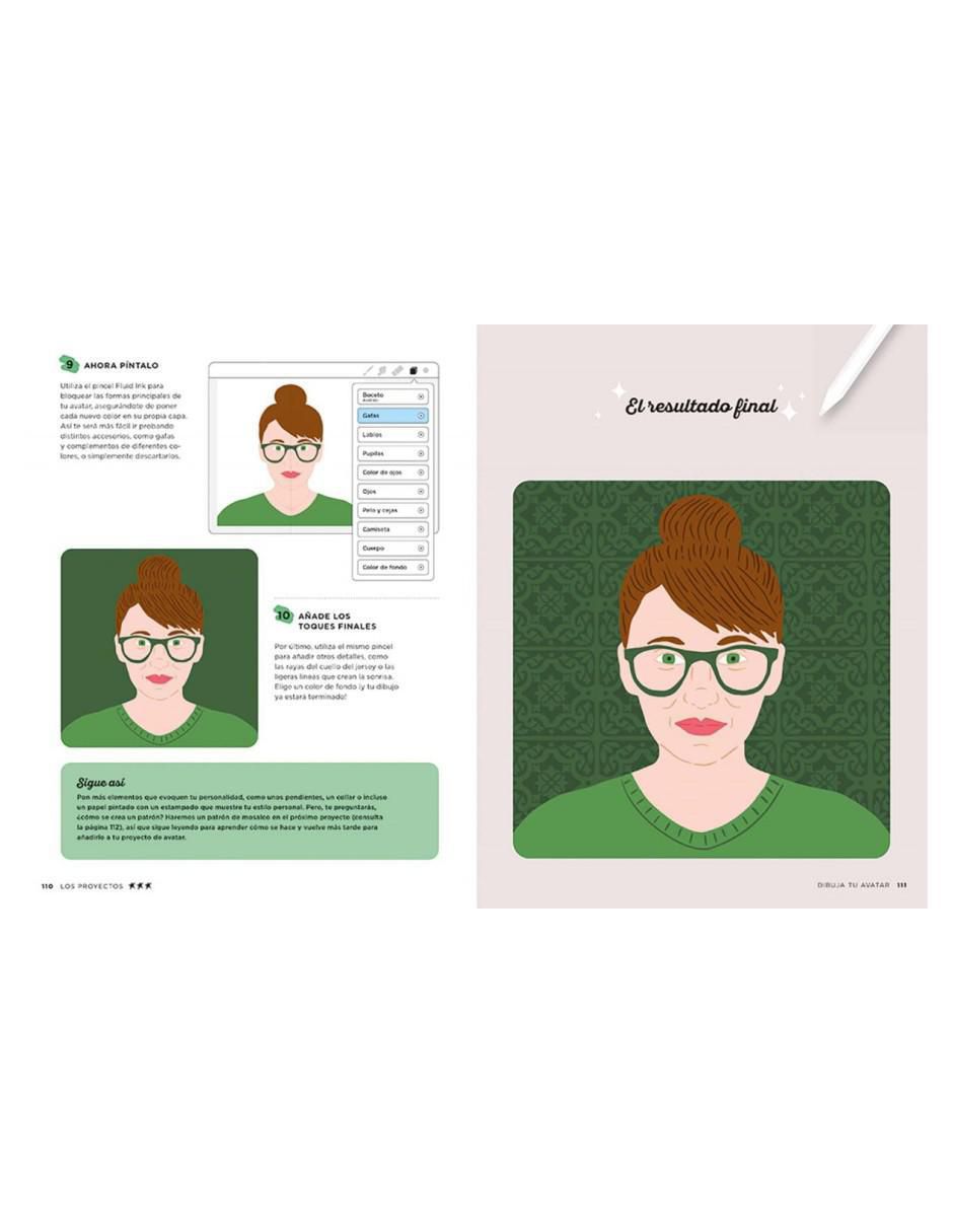 Libro Dibujar en el ipad con Procreate - Guía con tutoriales de 10 pasos de Liz Kohler Brown 2