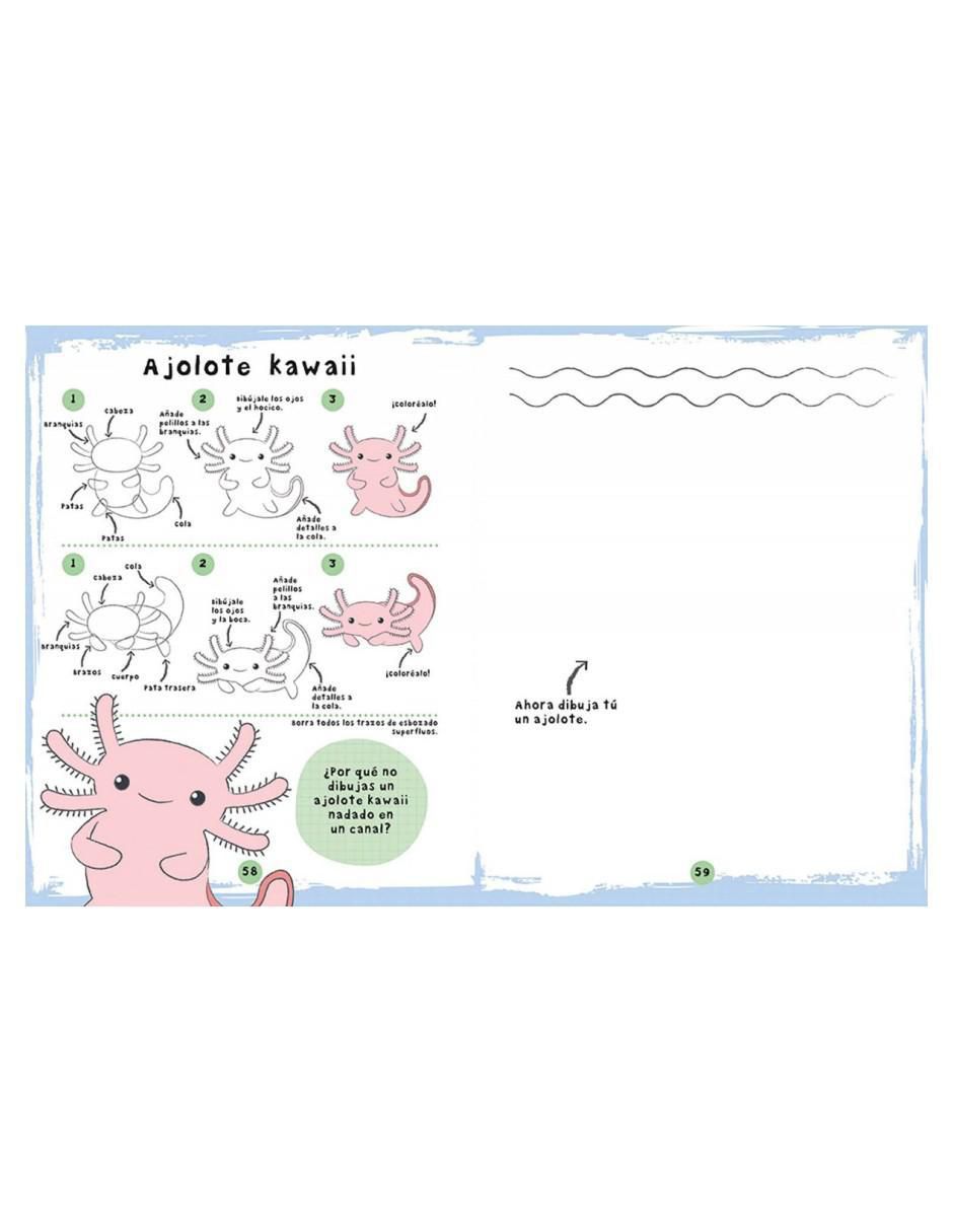 Libro Dibujar kawaii: Animales lindos paso a paso de Isobel Lundie 2