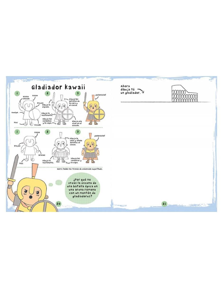 Libro Dibujar kawaii: Gente adorable paso a paso de Isobel Lundie 4